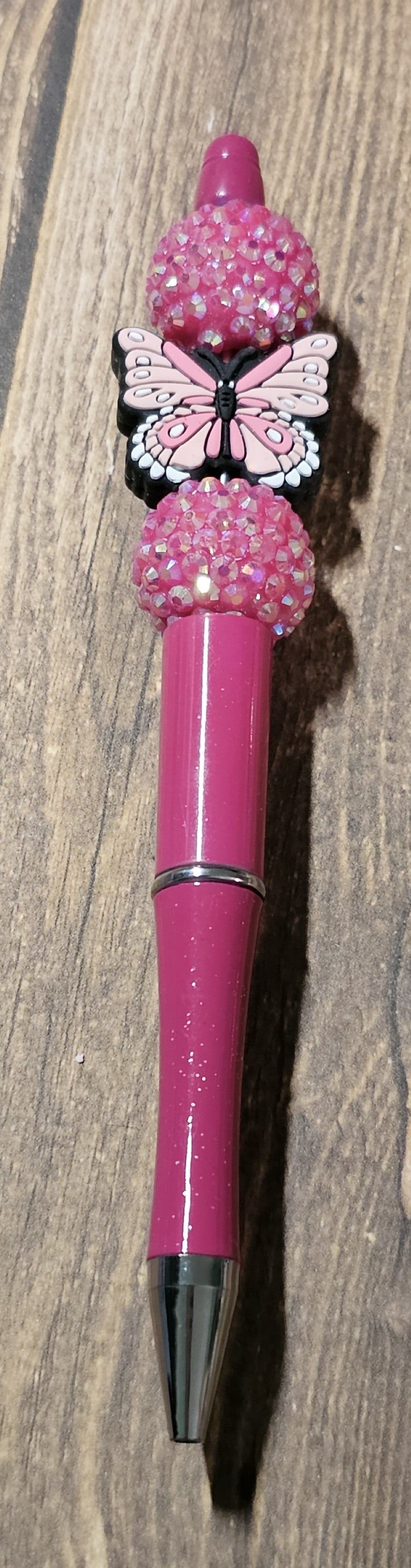 Pink Butterfly Pen