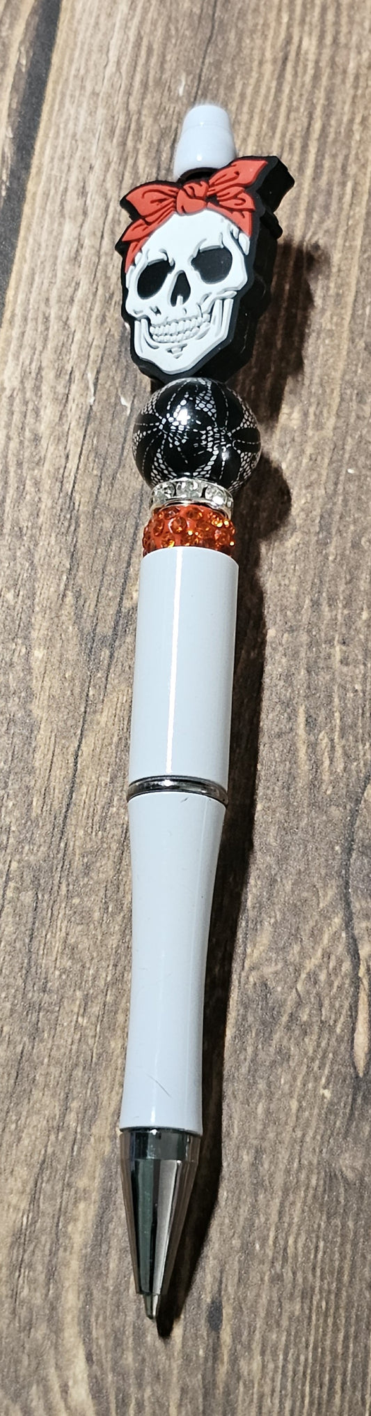 White Skull Pen