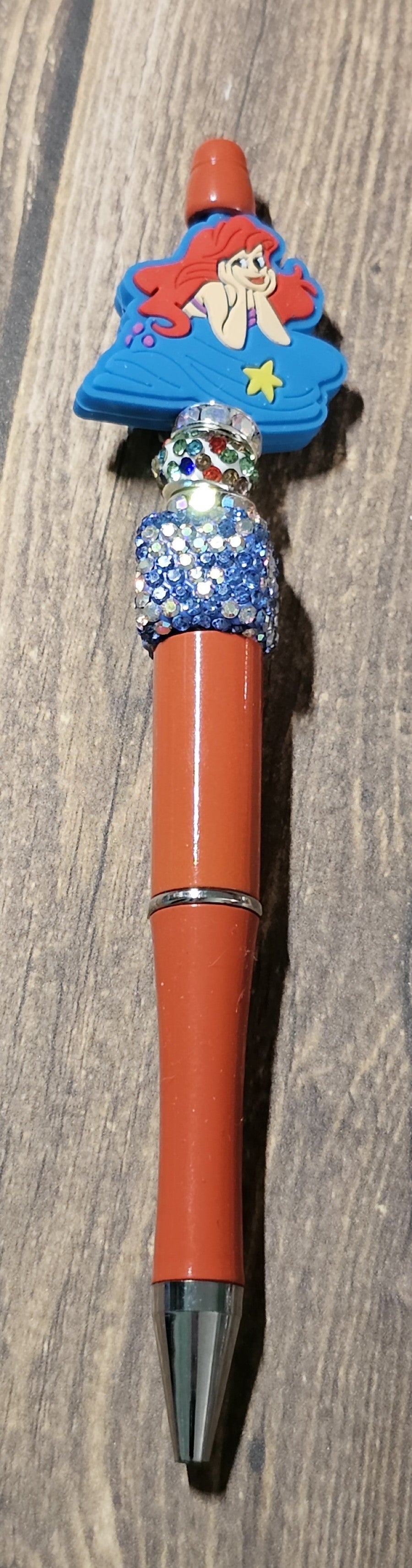 Red Mermaid Princess Pen