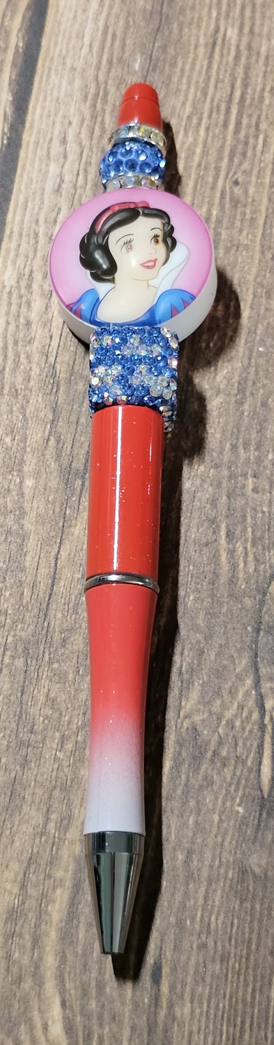 Red and White Ombre Fairest Princess Pen