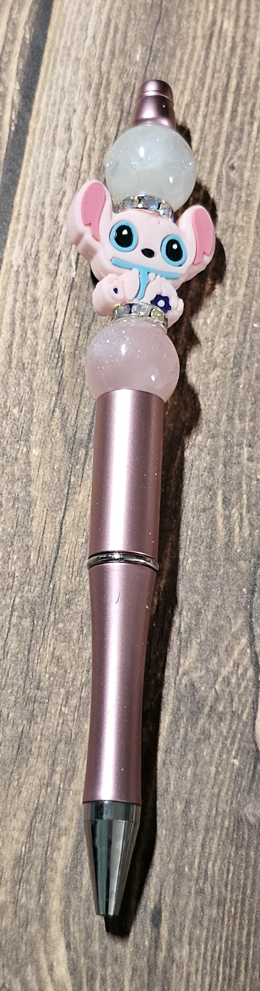 Metallic Pink Alien Pen