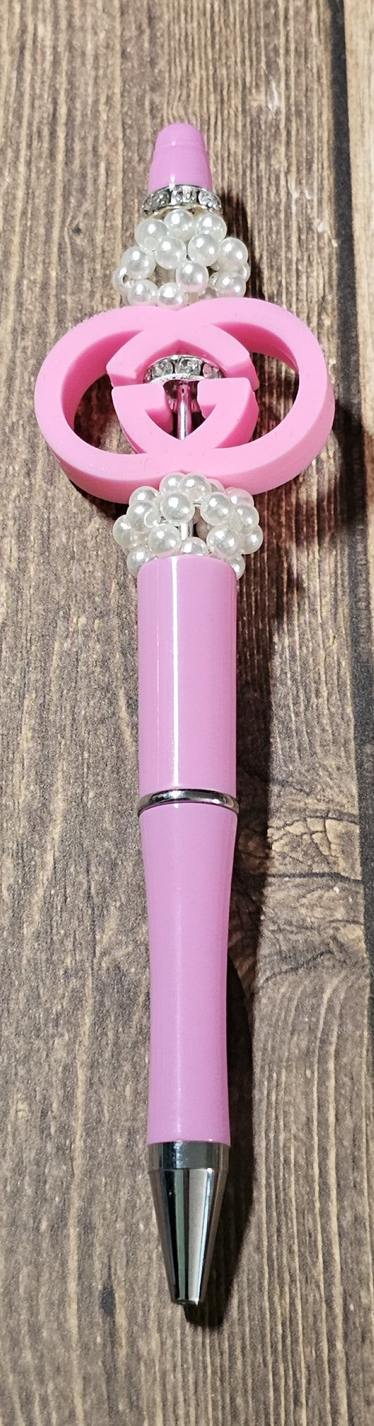 Pink with Pearls G's Pen