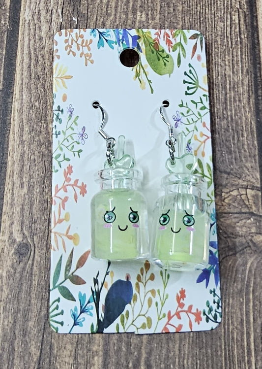 Green Drink Earrings