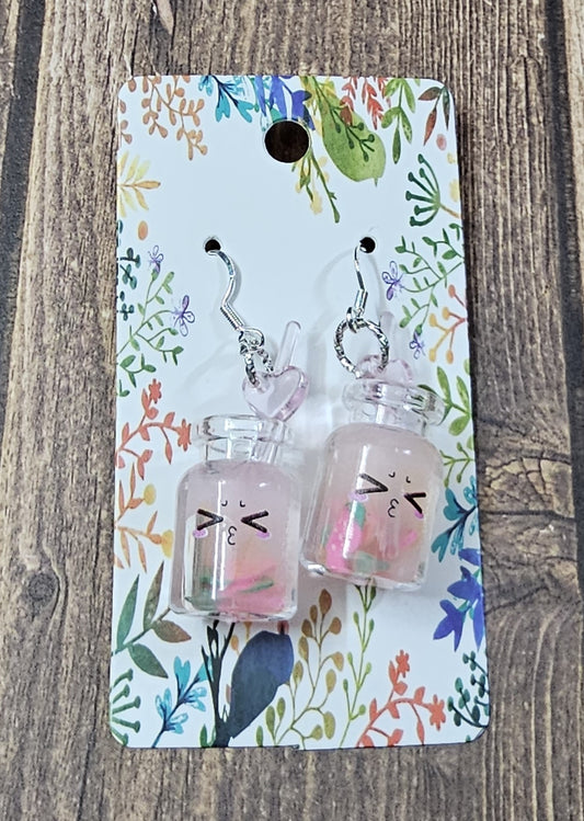 Pink Drink Earrings