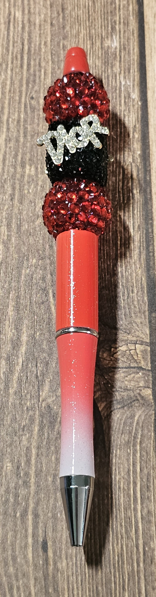 Red and White Ombre DeOr Pen