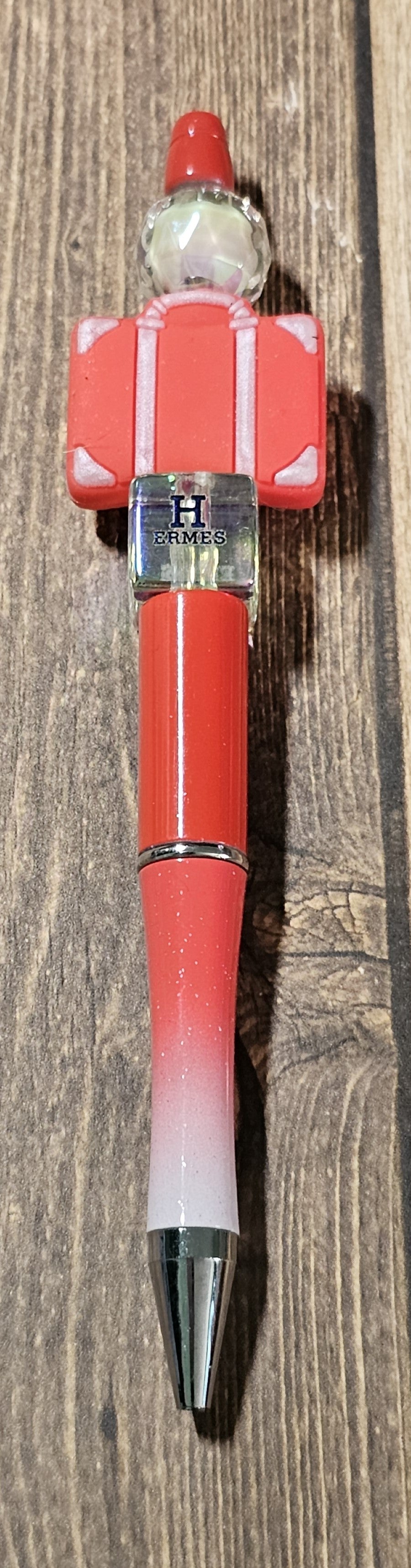 Red and White Ombre Hermis Pen