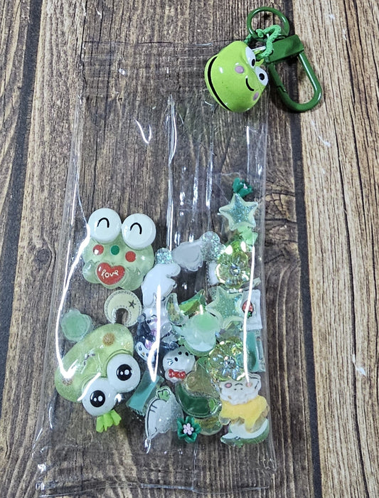 Frog and Friends Shaker Keychain