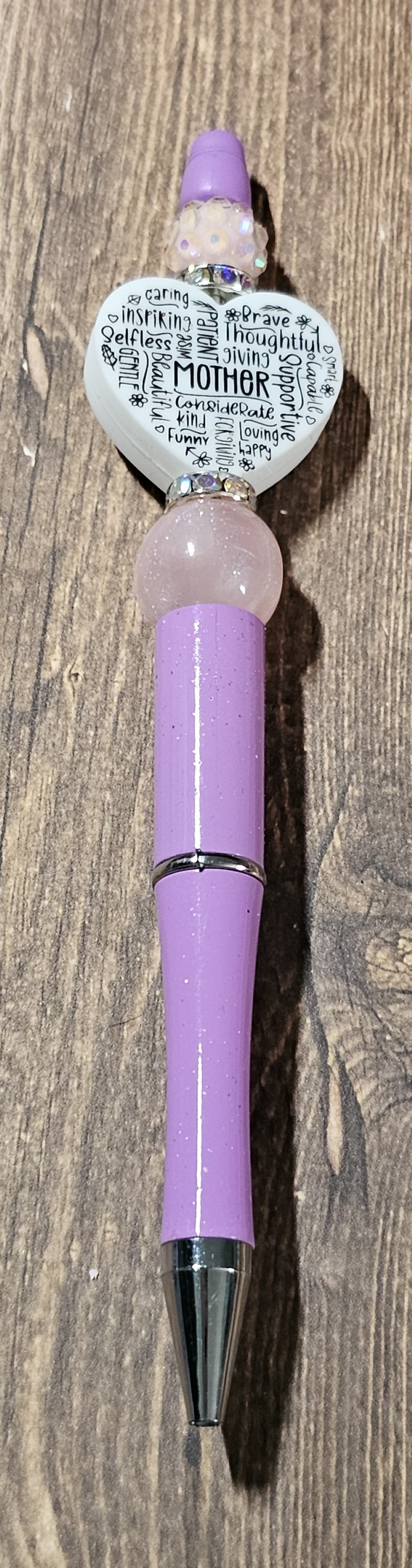 Purple Heart Mother Pen