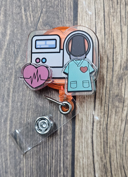 Blood Pressure Monitor Badge Reel