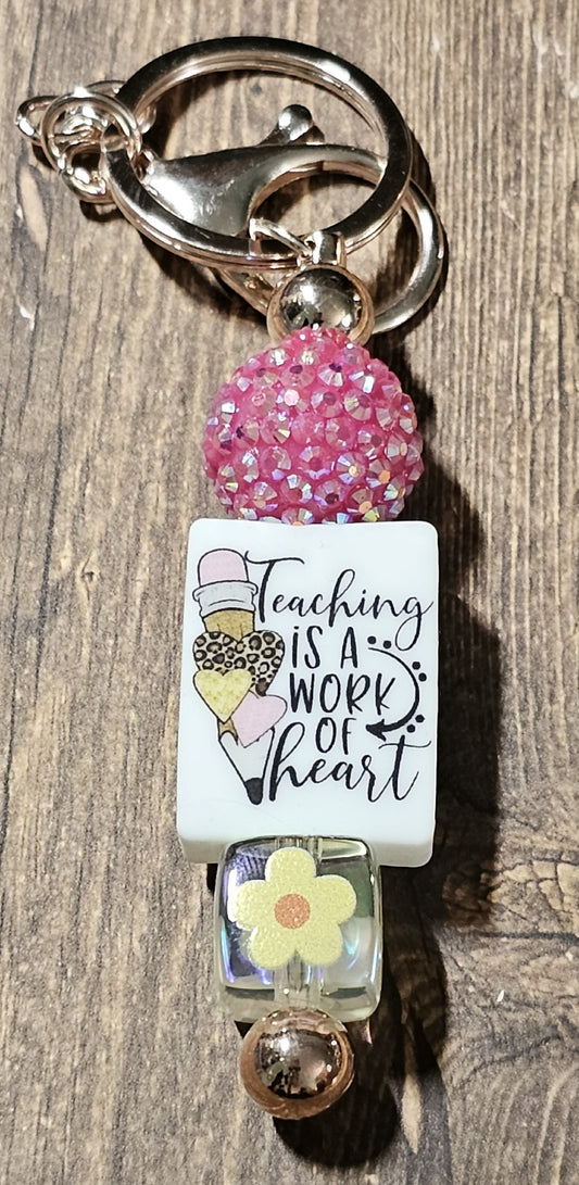 Teacher Metal Keychain