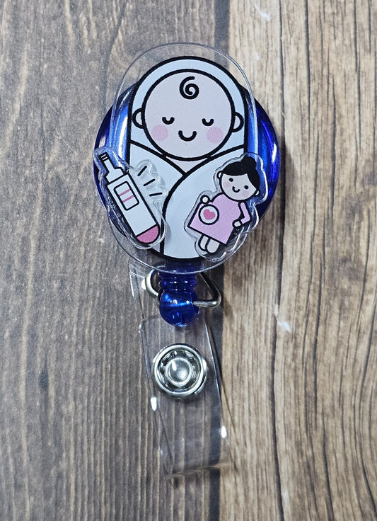 Baby Boy Badge Reel