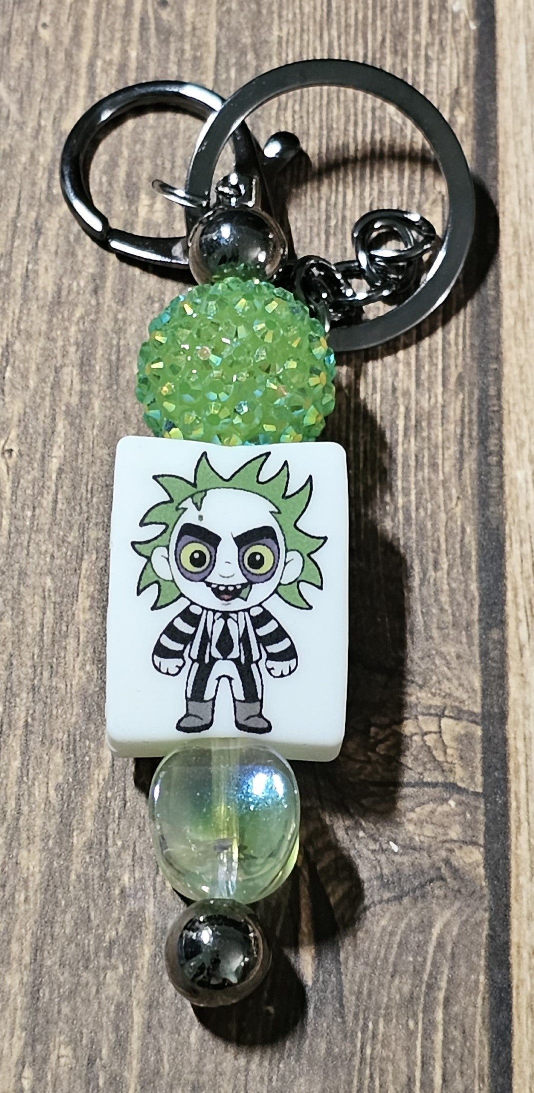 Bug Juice Metal Keychain