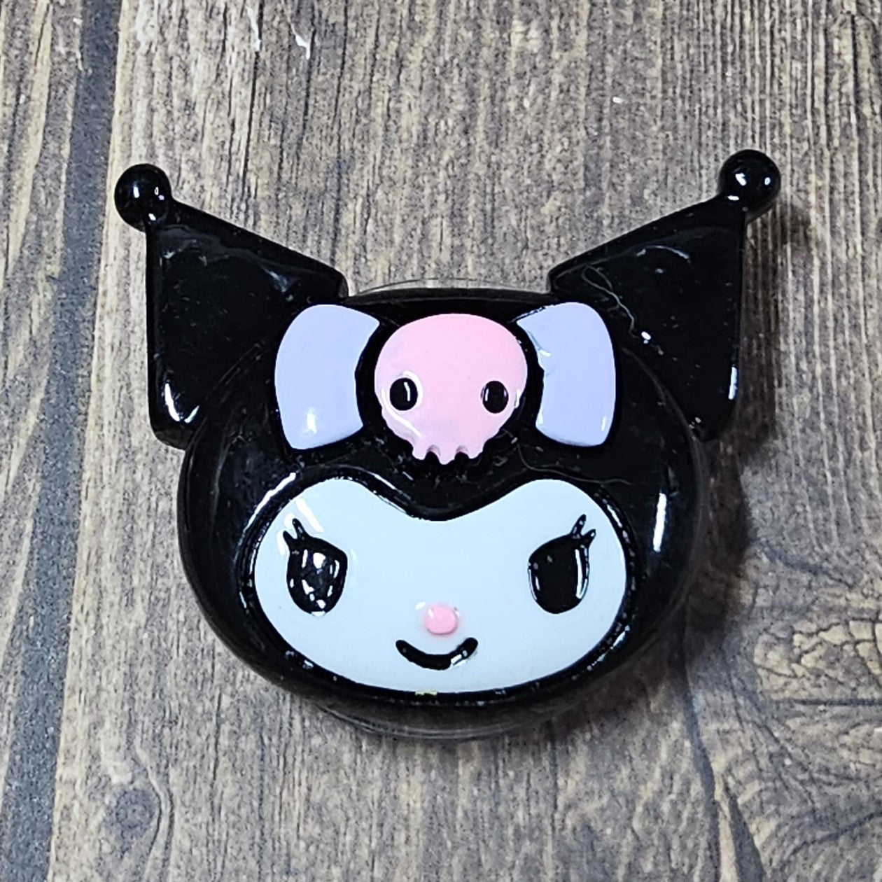 Black Punk Bunny Phone Holder