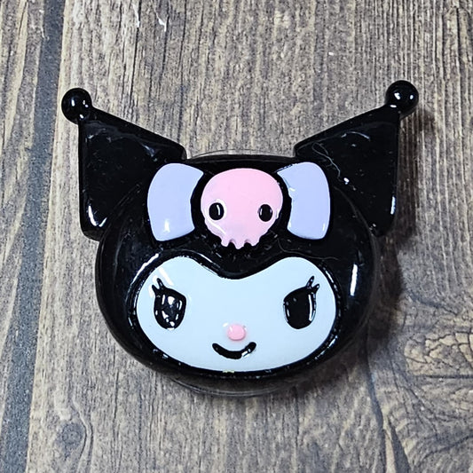 Black Punk Bunny Phone Holder