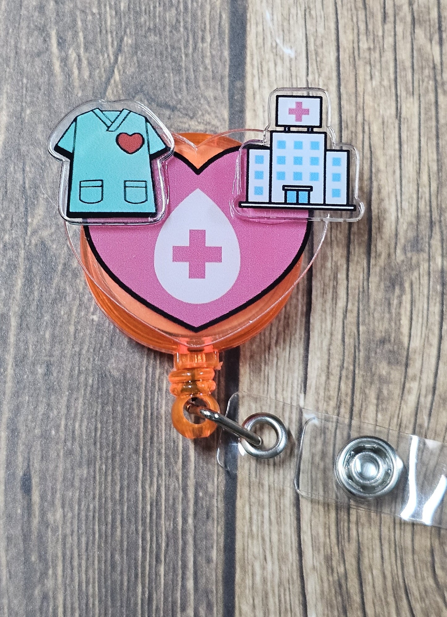 Hospital Care Badge Reel