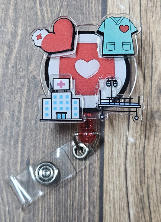 Hospital Badge Reel