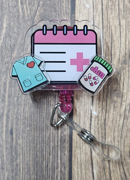 Med Aid Badge Reel