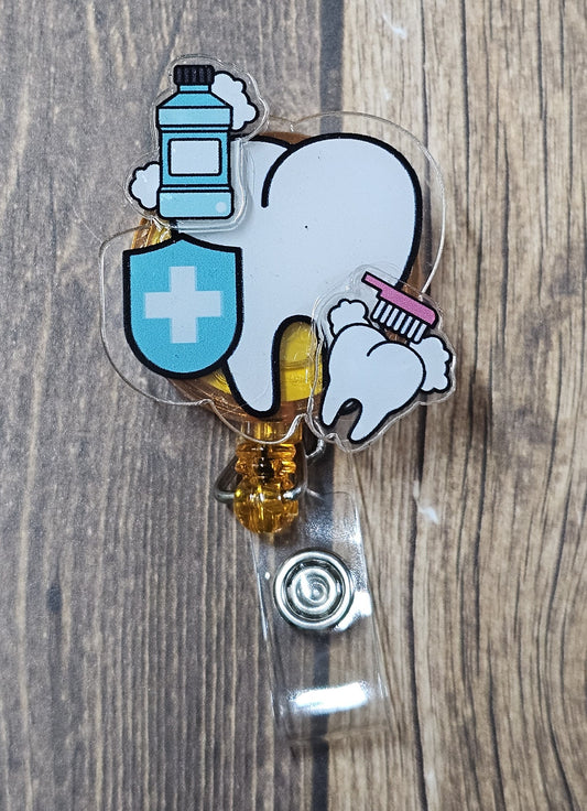 Dental Care Badge Reel